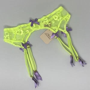 Agent Provocateur Brittnie Yellow Suspender AP2 Small NWT $150 *SALE* - Picture 1 of 10