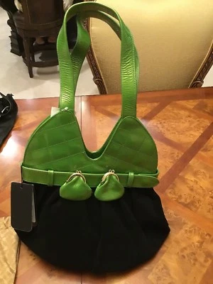 Bolso Bodhi negro y verde Foto 1 de 4