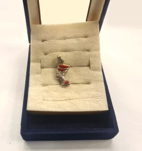 Ciondolo in lega d'argento bifacciale artigianale Regina Nefertiti, 2,59 g - Foto 1 di 14