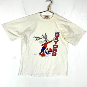 Vintage Florida Gators Nutmeg T-shirt XL Ncaa 1989 Looney Tunes Bugs Bunny 80s - Picture 1 of 7