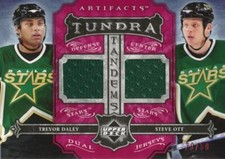 2006-07 UD Artifacts TUNDRA TANDEM RED #DO STEVE OTT / TREVOR DALEY -x/50 Dallas