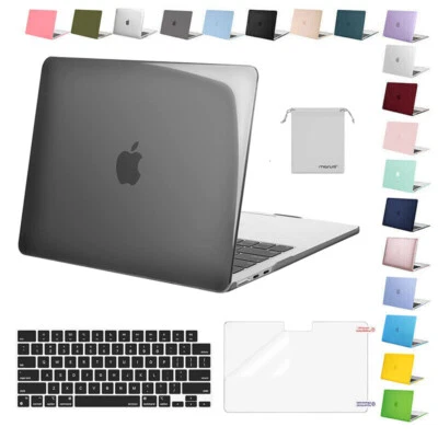 Case for 2022 MacBook Air 13.6 inch M2 A2681 M1 A2338 Pro 13 14 16 Cover Shell - Image 1 of 4