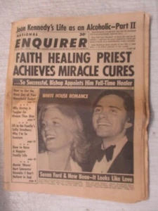 NATIONAL ENQUIRER MAGAZINE APRIL 20, 1976 SUSAN FORD GILBERT MEEM JOAN KENNEDY - Imagen 1 de 2