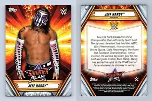 Jeff Hardy #34 WWE SummerSlam 2019 Topps Sammelkarte - Bild 1 von 1