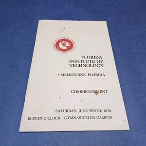 Florida Institute Of Technology 1978 Libro Inizio Libretto Opuscolo - Foto 1 di 5