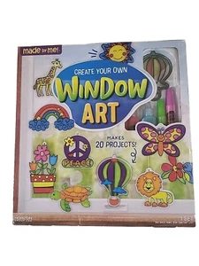 20 Suncatchers DIY Window Art and Crafts Kit Painting Projects for Kids F28 - Picture 1 of 2