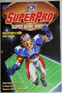 NFL SuperPro: Super Bowl Special #1 (Marvel,1991) Fourth & Goal Comic Book NM - Picture 1 of 2