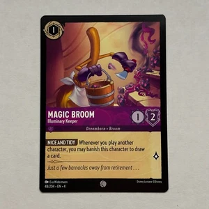 Magic Broom 48/204 Disney Lorcana Ursula's Return Regular Common Card NM - Picture 1 of 2