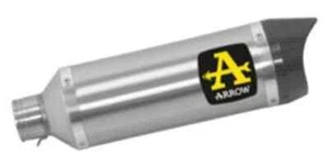 71934AK AUSPUFFTOPF ARROW THUNDER ALUMINIUM YAMAHA TRACER 9 GT 2021 21 - Picture 1 of 2