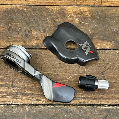 Vintage Sram XX 10 Speed Shifter PARTS Right Rear  Lever Adjuster Cover Carbon - Image 1 of 4