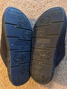 Zapatillas náuticas para hombre forro de piel sintética BR talla 9/10 azules - Imagen 1 de 3