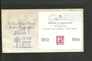 TUBERKULOSE - HAVANNA, 1954, BRIEF 1953, sehr schön - Bild 1 von 1