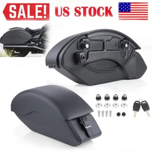 Motorcycle Panniers Hard Side Saddle Bag Saddlebag For Indian Scout Sixty 15-23 - Picture 1 of 12
