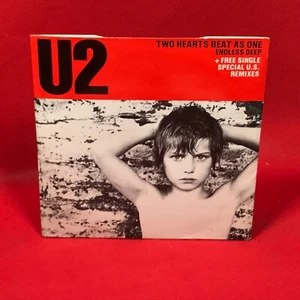 U2 Two Hearts Beat As One 1983 UK 7" DOUBLE vinyl single - Imagen 1 de 9