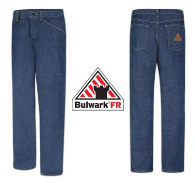 Bulwark Womens FR Pre-Washed Denim Jeans Flame Resistant Work Uniform 10x29 - Image 1 of 4