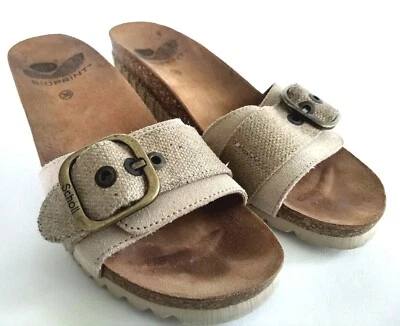 Sandalias de cuña Scholl Bioprint Tuam para mujer talla 36/5 Foto 1 de 4