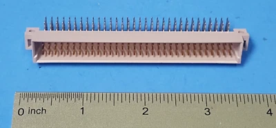 CONECTOR, 09031966921222, ENDURECIMIENTO, CONECTOR DIN 96 POSICIONES, PINES MACHO DORADO Foto 1 de 2