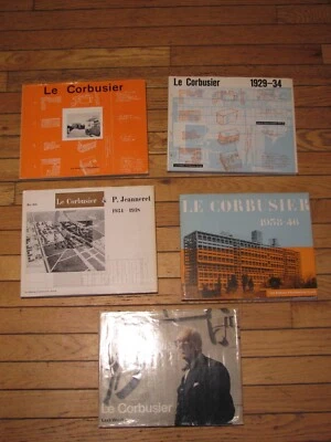 Rare Le Corbusier et P. Jeanneret Oeuvre Les Editions L'Architecture Book Lot 5 - Image 1 of 4