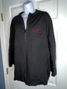 De Colección Hana BY Tamotsu Para Mujer Talla 2 Negro Cremallera Tencel Chaqueta Blazer Chaqueta de Pista - Imagen 1 de 17