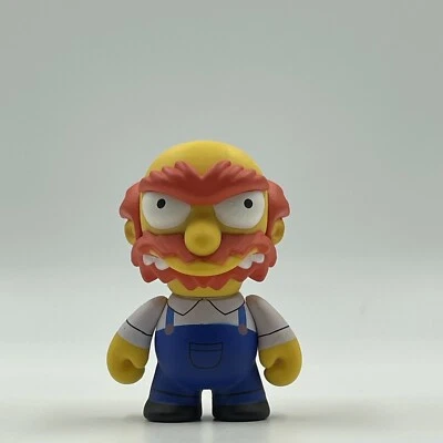 Kidrobot The Simpsons Series 2 Groundskeeper Willie 3” Vinyl Figure 2/20 Ratio - Image 1 of 4