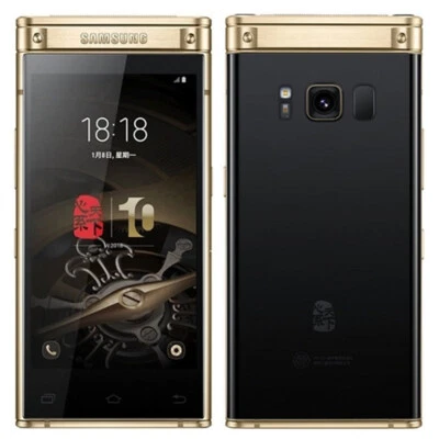 Samsung W2018 2-SIM 12MP 6GB+64GB ROM GSM Unlocked LTE 4G 4.2" Smartphone Gold - Image 1 of 4