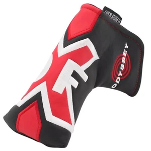 Odyssey DFX Hoja de Golf Putter Cubierta Cierre Magnético Rojo Blanco Negro - Imagen 1 de 3
