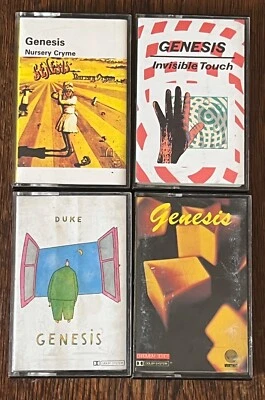 GENESIS AUDIO CASSETTE TAPES - Nursery Cryme - Duke - Invisible Touch - Genesis - Image 1 of 4