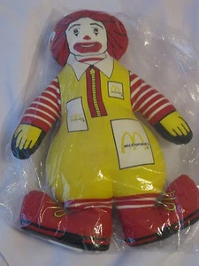 Vintage 1983 Ronald McDonald Stuffed Pillow Rare Toy (NEW SEALED) - Picture 1 of 3