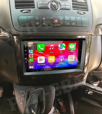 9" Touchscreen mit Carplay Android Auto Navigation Für Mercedes Viano Vito W639 - Bild 1 von 4