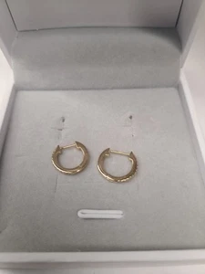 Zoe Lev 14K Yellow Gold Diamond Huggie Earrings - Picture 1 of 5