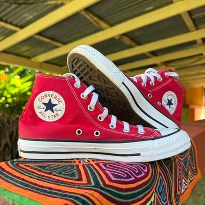 Converse Chuck Taylor Rojo Tops Altos Talla Hombre 5/Mujer 7 Zapatillas Hitop Foto 1 de 4
