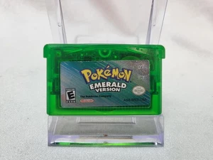 Pokemon Emerald Authentic GBA New Save Battery Very Good Label Tested Working - Bild 1 von 6