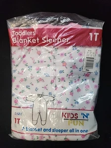 Coperta neonato dormiente 1T fiori edizioni base pezzo unico zip - Foto 1 di 4