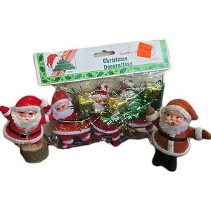 Misco "KITSCH" rot beflockt Weihnachtsmann neu im Beutel Posten 3" groß - Bild 1 von 7