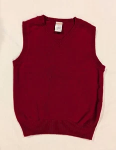 Gymboree Boys Red Sweater Vest SIZE 4t  - Picture 1 of 3