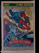 Spidey And The X Men Feb 1990 No 234 Coverless Comic Book Vintage