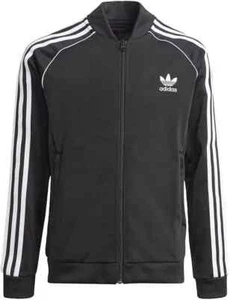 NEW ADIDAS ADICOLOR SST TRACK JACKET GN8451 Black/White M MEDIUM (Kids) NWT TT - Picture 1 of 4