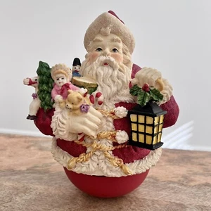 Navidad en la calle principal musical Santa decoración de Navidad aquí viene Santa Claus - Imagen 1 de 10