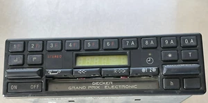 1981-1985 MERCEDES BENZ BECKER GRAND PRIX STEREO CASSETTE 612 UNTESTED OEM - Picture 1 of 24