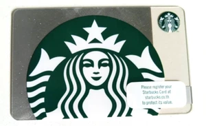 STARBUCKS CARD 2017 "SIREN IN SILVER" - Picture 1 of 2