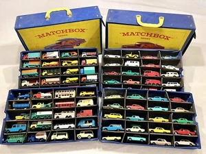 Set (80) 1960's Lesney Matchbox 1-75 Cars & Trucks w/ Cases - No Duplicates - Picture 1 of 24