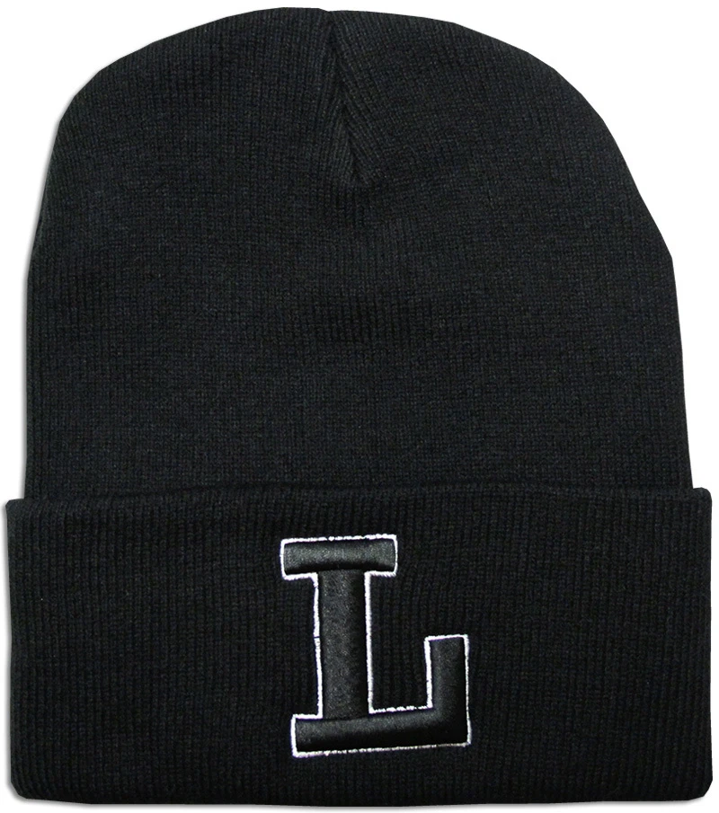 ABC Letter Embroidery INITIAL Adjustable Knitted Ski winter Hats Cap - Image 1 of 1