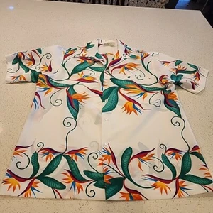 Hilo Hattie Hawaiihemd für Herren groß tropisch Knopfleiste - Bild 1 von 4