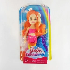 Barbie Club Chelsea Dreamtopia Mermaid Doll Red Hair Rainbow Suit 5.5" Mattel - Picture 1 of 3