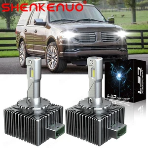 Faros delanteros LED de haz alto y bajo para Lincoln Navigator 2007-2017 2 piezas D3S - Imagen 1 de 16