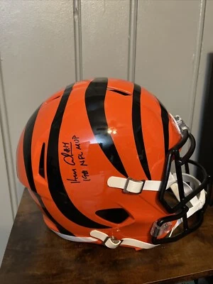 Полноразмерный шлем с автографом Кена Андерсона с сертификатом подлинности - Изображение 1 из 4