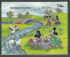 Lesotho - Fogli Yvert 84 MNH Walt Disney