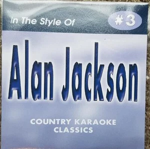 ALAN JACKSON KARAOKE CDG DISC COUNTRY CLASSICS CKC #3 CD+G LITTLE BITT SONGS ! - Imagen 1 de 1