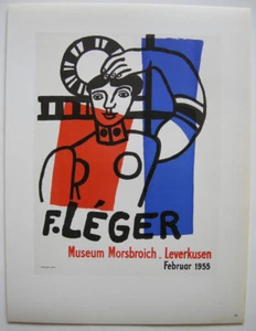Fernand Léger Museum Morsbroich Orig Lithografie 1955 Maitres de l'Ecole 1959 - Bild 1 von 2