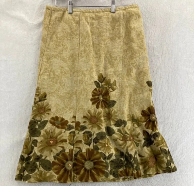 Falda midi para mujer Requirements 10 acampanada mezcla de lino cambray boho Foto 1 de 4